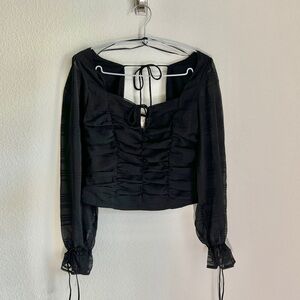Francesca’s Long sleeve crop top